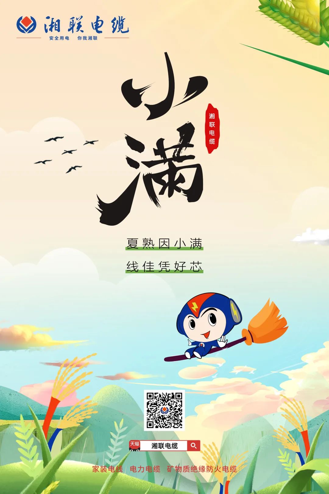 小滿(mǎn)節氣今日至，用電安全需重視！#安全用電你我湘聯(lián)